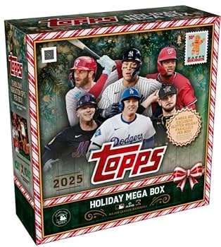 Amazon.com: New 2025 ToppsBaseball Sealed HOLIDAY MEGA BOX